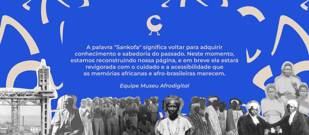 Foto com a história do museu Afro.